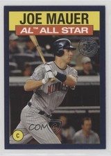 2021 Topps 1986 Topps All-Star Baseball Blue Joe Mauer #86AS30 HOF 0q3