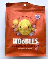 The Woobles Beginner Crochet Kit Hook Kiki the Chick Opened but Complete