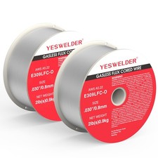 YESWELDER E309LFC-O Stainless Steel Flux Core MIG Wire, .030-Inch 2-Pound 2-P...