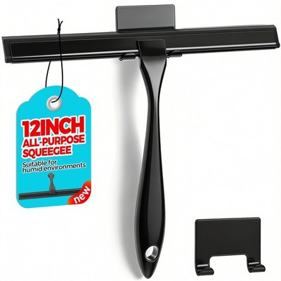 11.5Inch Shower Squeegee for Glass, Tile, Mirrors, Windows, and Windshields