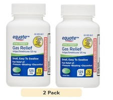 Gas X Comparison Equate Extra Strength Gas Relief Simethicone 125mg,