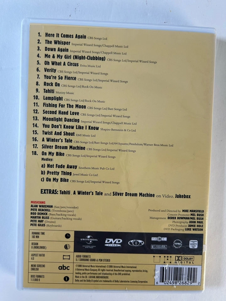 David Essex DVD Live At The Royal Albert Hall Music Concert - Image 2 of 4