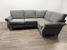 Next Ashford Grey Fabric Right Hand Corner Sofa READ DESCRIPTION