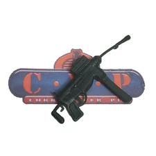 National Defense Weapon Green Sub Machine Gun KO Galoob REMCO