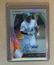 Panini 2021 Prizm Draft Quincy Hamilton Auto Silver Prizm Rookie PDP148
