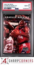 1992 SKYBOX USA BASKETBALL #9 CHARLES BARKLEY 76ERS HOF PSA 10