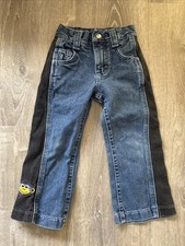 Vintage Retro Riders Denim Jeans Kids Size 4R Light Blue Wash Original Patch 