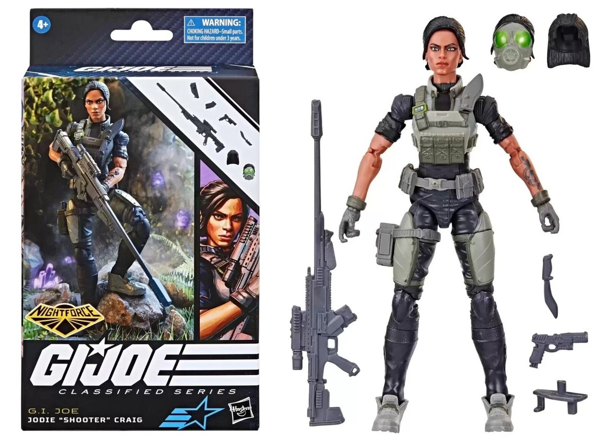 HASBRO G.I. JOE CLASSIFIED SERIES 90 JODIE “SHOOTER” CRAIG