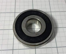 6303H SS  EZO Deep Groove Ball Bearing - 2 Rubber Seals - Stainless Steel