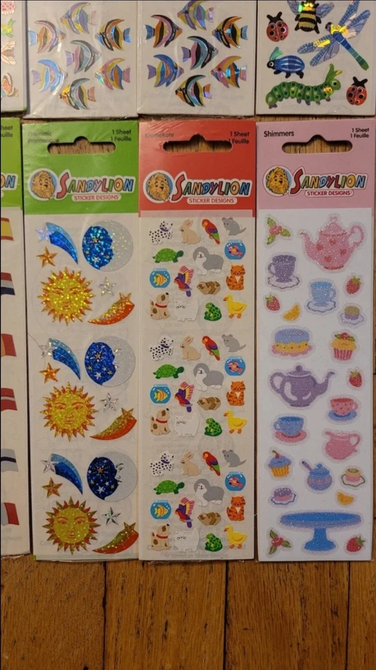 Lote de pegatinas SandyLion vintage Sandy Lion NUEVO Foto 4 de 4