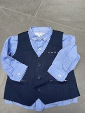Next Baby Boy shirt and waistcoat 9-12 Months New