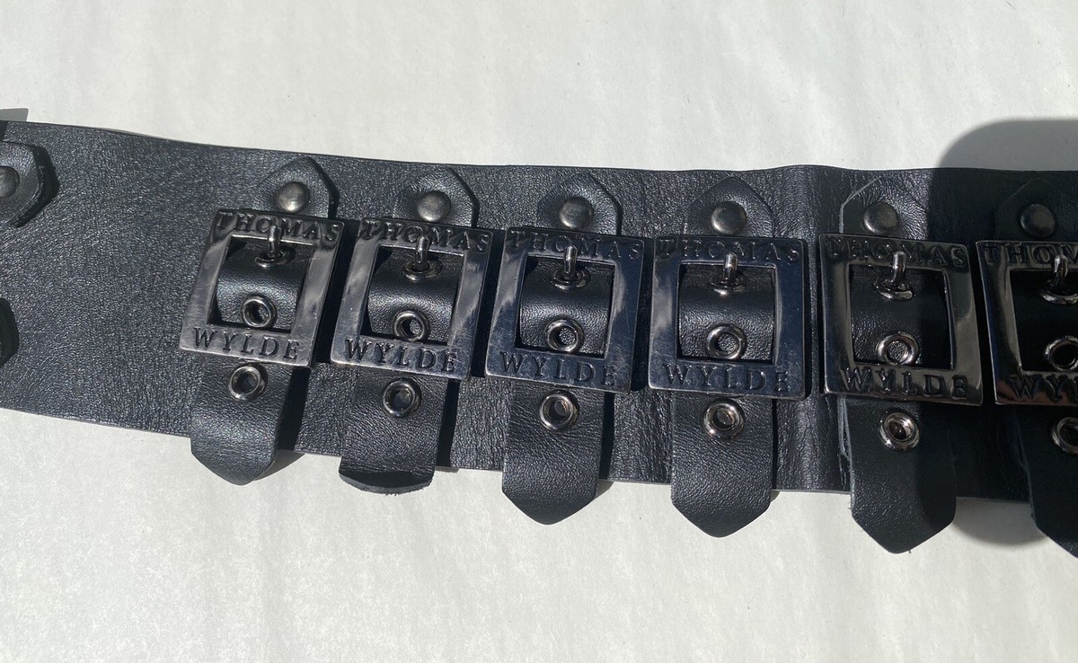 Thomas Wylde Black Leather Belt Thomas Wylde Belts for Women | The RealReal main image 2