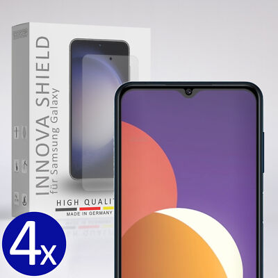 4x Panzerfolie Displayglas Schutz für Samsung Galaxy M12 Echt 9H Fingerabruck HD
