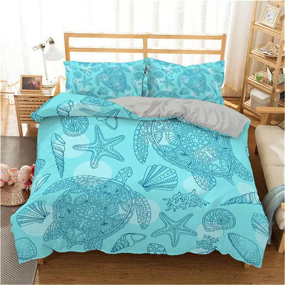 Bed Linen Set Sea Turtle Underwater World Diving Snorkelling