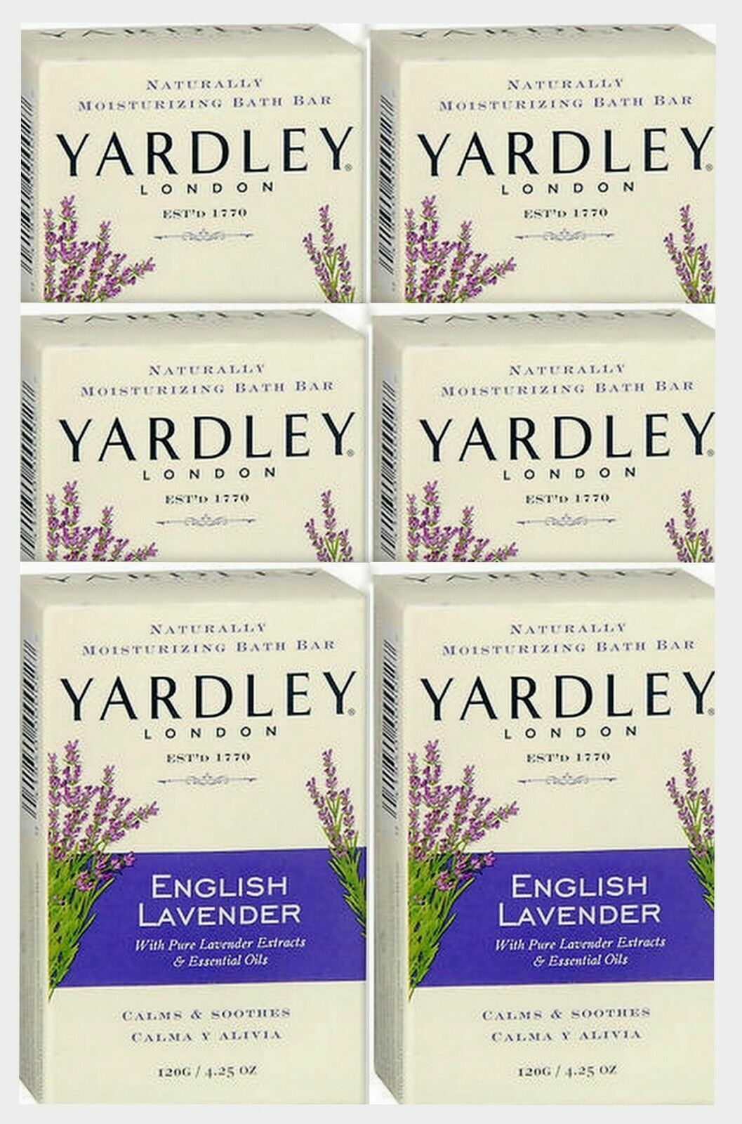 Yardley Soap English Lavender ( 6 pack )