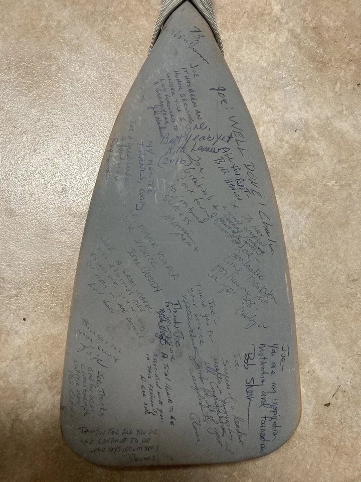 U.S.C.G. Escultura auxiliar remo remo arte parede decoração praia náutica - Imagem 4 de 4