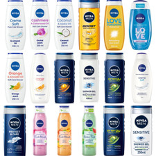 NIVEA Shower Gel 250ml 300ml 400ml 750ml  (Pack of 1, 3, 6) Choose Your  Scent