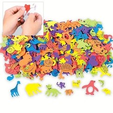 Assorted Animal Shapes Foam Self Adhesive Craft Stickers Art Supplies