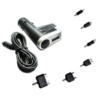 H22C 6 in 1 Car Charger Power Supply USB Adapter Cigarette Lighter 12V