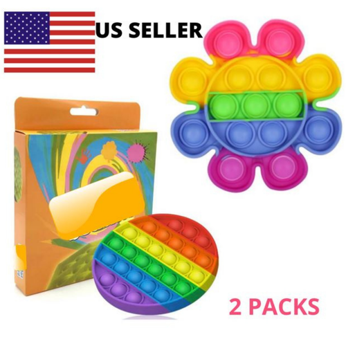 Silicone Sensory Rainbow Fidget toys 