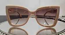 Women Sunglasses- Tan Vintage Cat Eye & Oversized Frames
