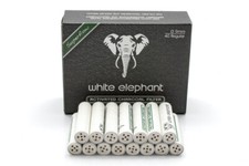 NEW White Elephant Activated Charcoal - 9mm Pipe Filters - 40 pack