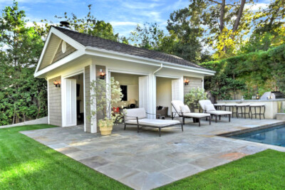 * Cape Cod Style Pool House / Cabana / Accessory Building - Full 24"x36 ...