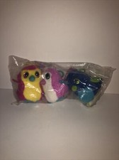 HATCHIMALS PLUSH CLIP-ON Back-Pack PACK OF 3 New SEALED