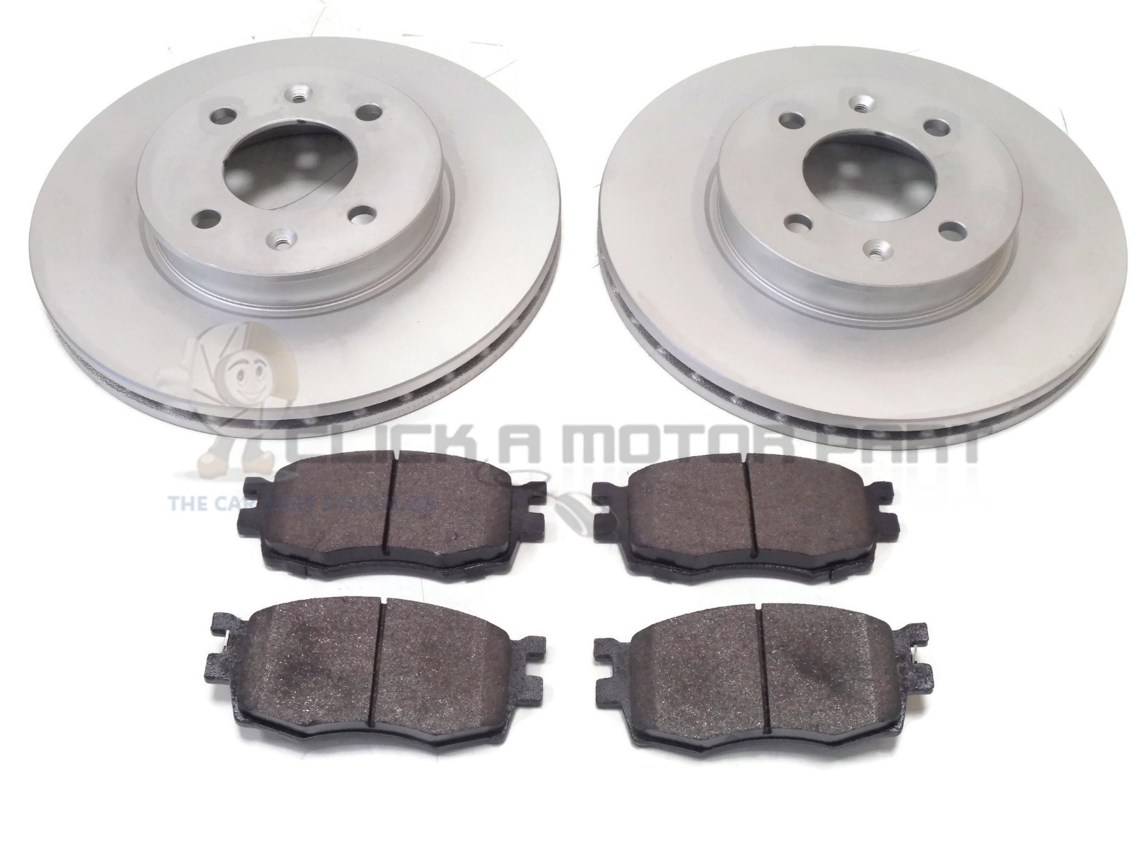 FRONT 2 BRAKE DISCS & PADS FOR HYUNDAI i20 1.2 1.4 1.4 CRDi 20092013
