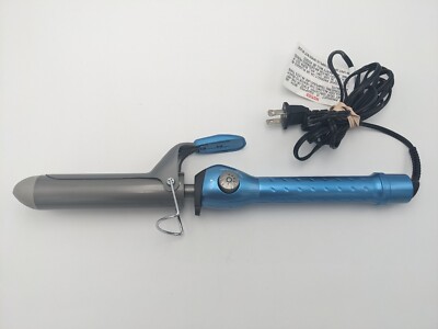 BaBylissPRO Nano Titanium 1 1/4'' Spring Curling Iron Turbo Heat Works Great GUC