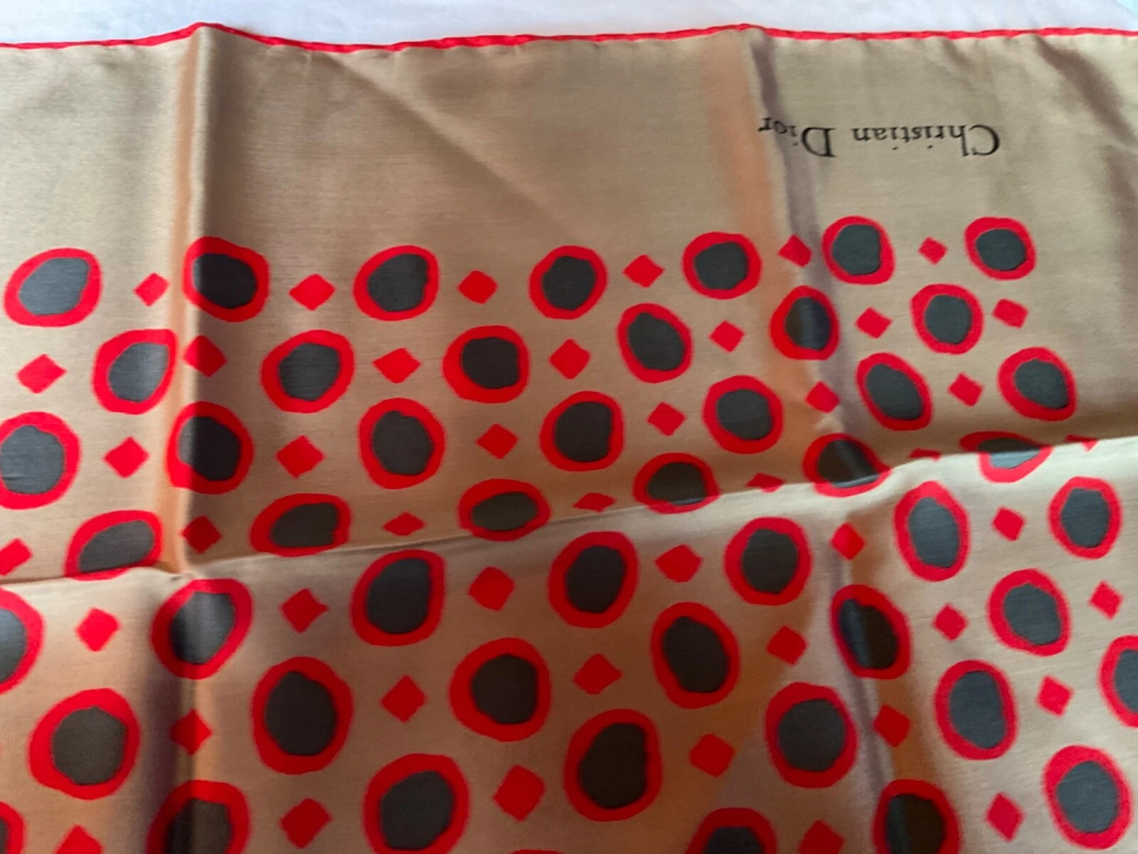 Écharpe soie Christian Dior