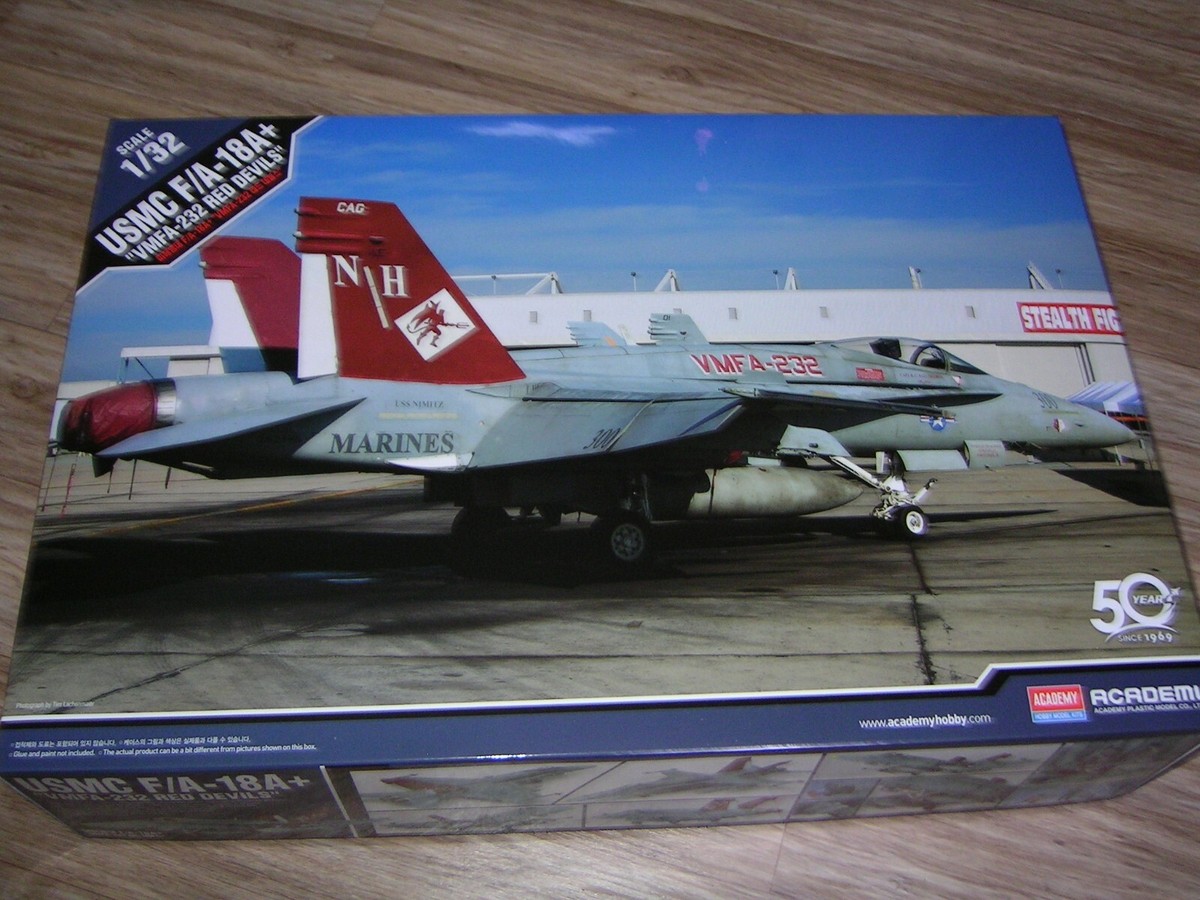 academy 1/32 USMC F/A-18A VMFA-232 red devils | eBay