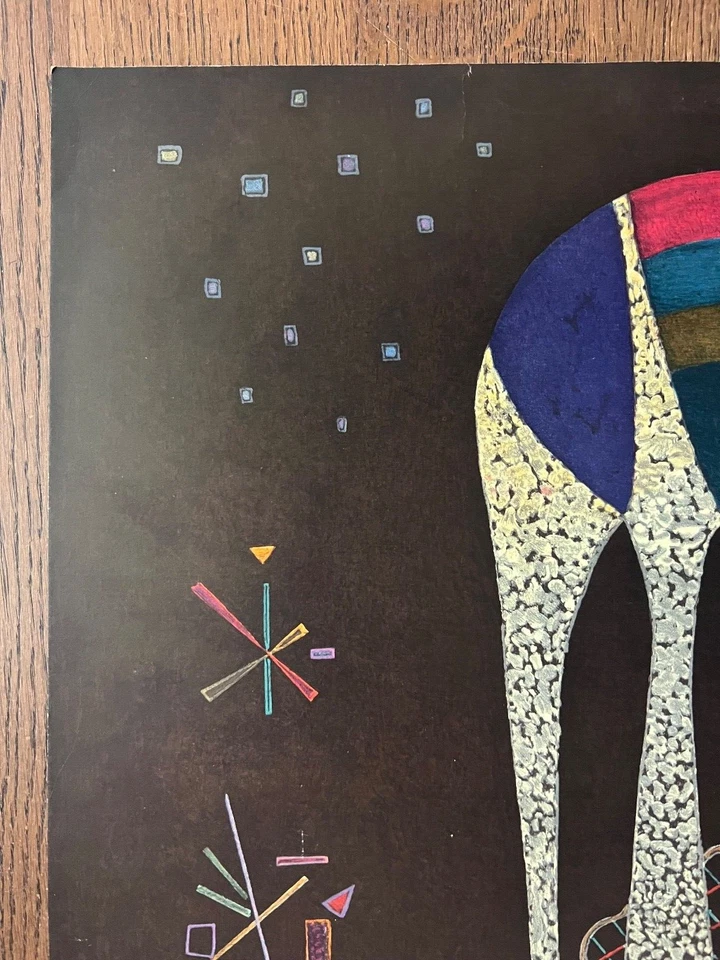 Litografia de pedra Wassily Kandinsky "Accord I" década de 1960 placa assinada - Imagem 3 de 4