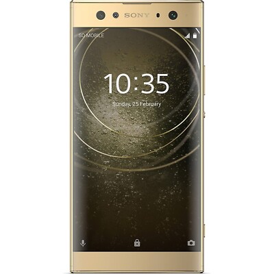 SONY - Xperia XA2 Ultra SONY H4233 中古美品 Sony Xperia XA2 Ultra 4G/LTE Gold 64GB + 4GB Dual-SIM Unlocked GSM