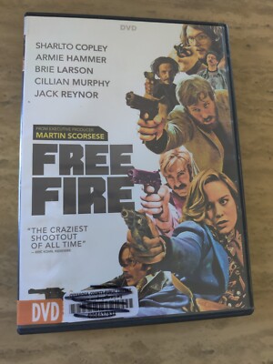 Free Fire (Ex Library DVD, 2016) Martin Scorsese Film