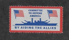 USA COMMITTE TO DEFEND AMERICA LABEL (CC549)
