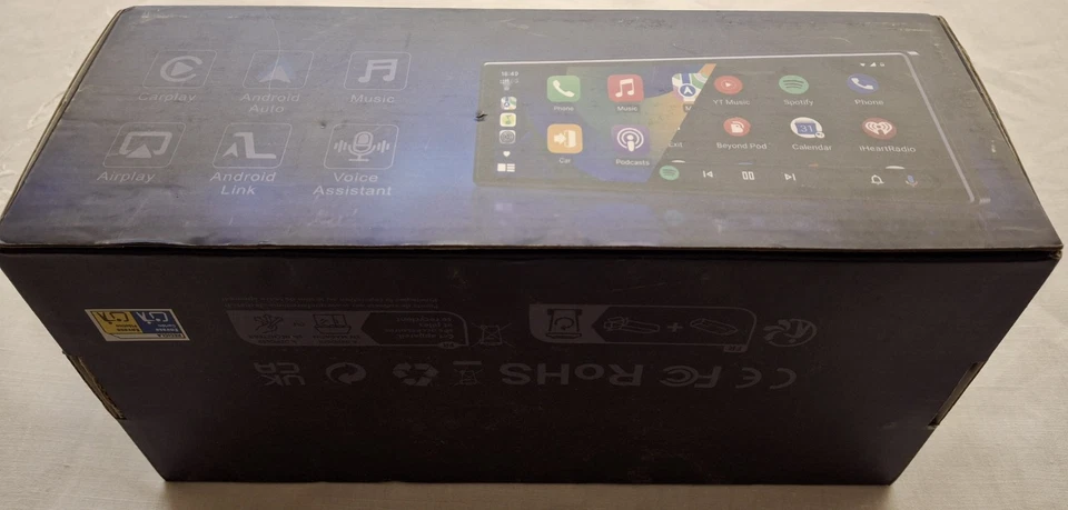 WIRELESS CAR MULTIMEDIA PLAYER JANSITE BLACK PER ANDROID DISPLAY NAVIGATORE AUTO - Immagine 4 di 4