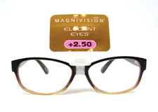 MAGNIVISION Reading Glasses BETSY BRN 2.50 53/15-135