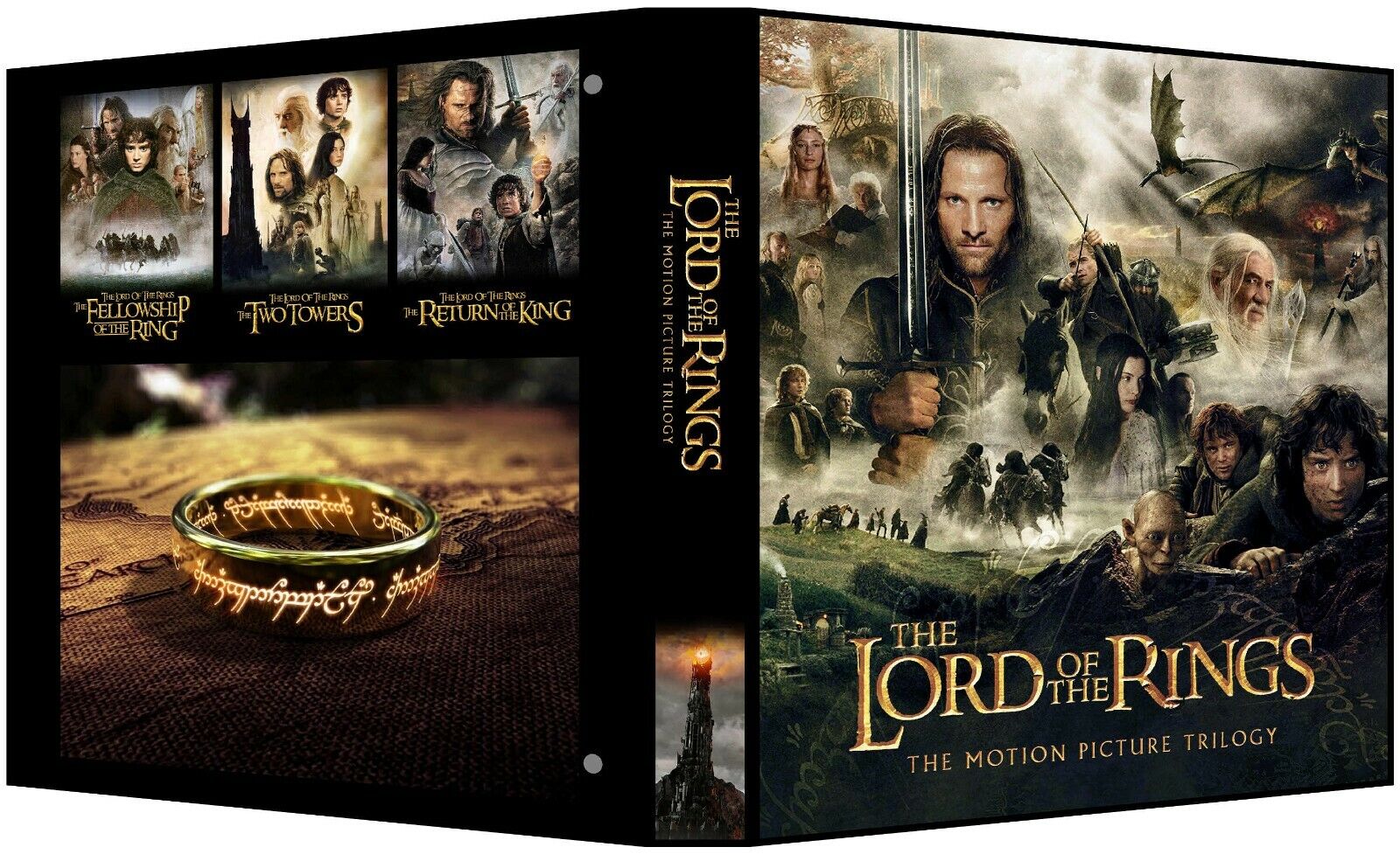 LORD OF THE RINGS TRILOGY Custom 3-Ring Binder Photo Album