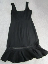 Lulus Dress Womens Medium Black A Line *