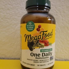 MegaFood Women's 55+ One Daily Multivitamin 90 Tablets 90 Servings New