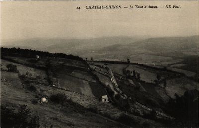 CPA CHATEAU-CHINON - Le Tacot d'Autun (518062)