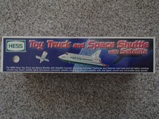 Hess Toy Truck and Space Shuttle with Satellite 1999