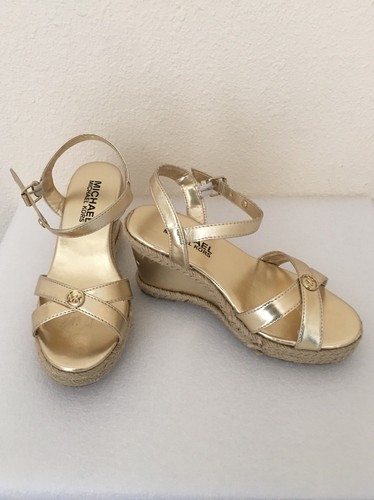 michael kors gold platform shoes
