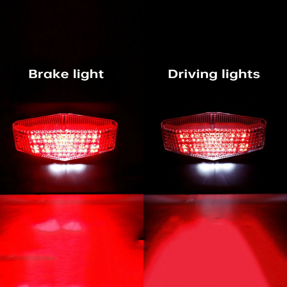 For YAMAHA TW200 1989-2022 Tail Tidy Fender Eliminator LED Tail Brake Light - Image 4 of 4