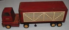 Antique 1960s Tonka Truck with Livestock Trailer