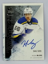 Upper Deck SP Authentic 2023-24 Hugh McGing Future Watch Auto RC #RFWA-HU /699