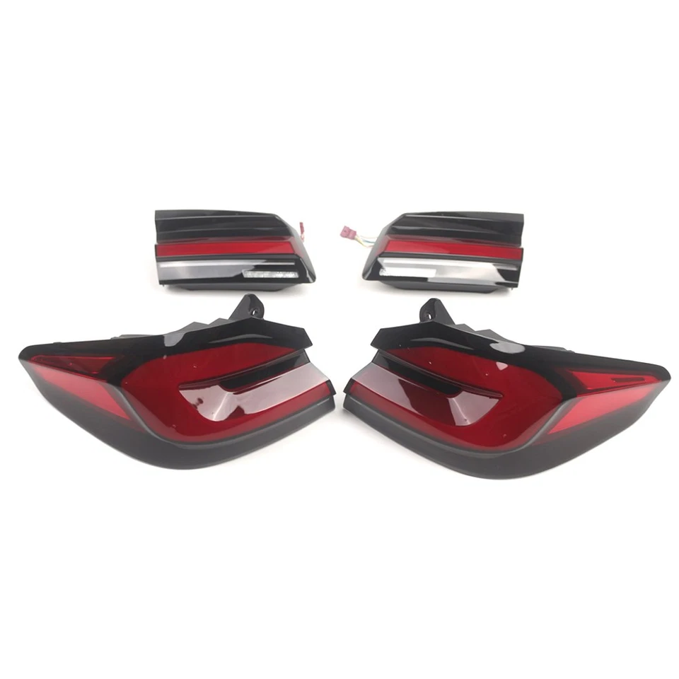 1 Set Tail Light Rear Lamp Brake Light For BMW G30 M5 F90 2017-2020 Red - Image 2 of 4