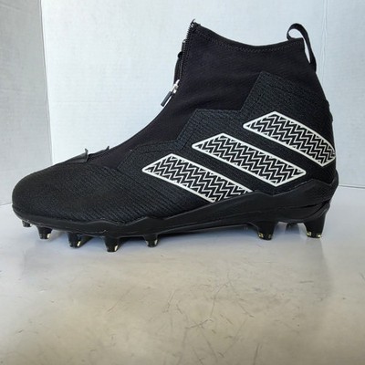 adidas Nasty 2.0 Lineman Football Cleates Black White Men Size 14 NWOB Mid -High
