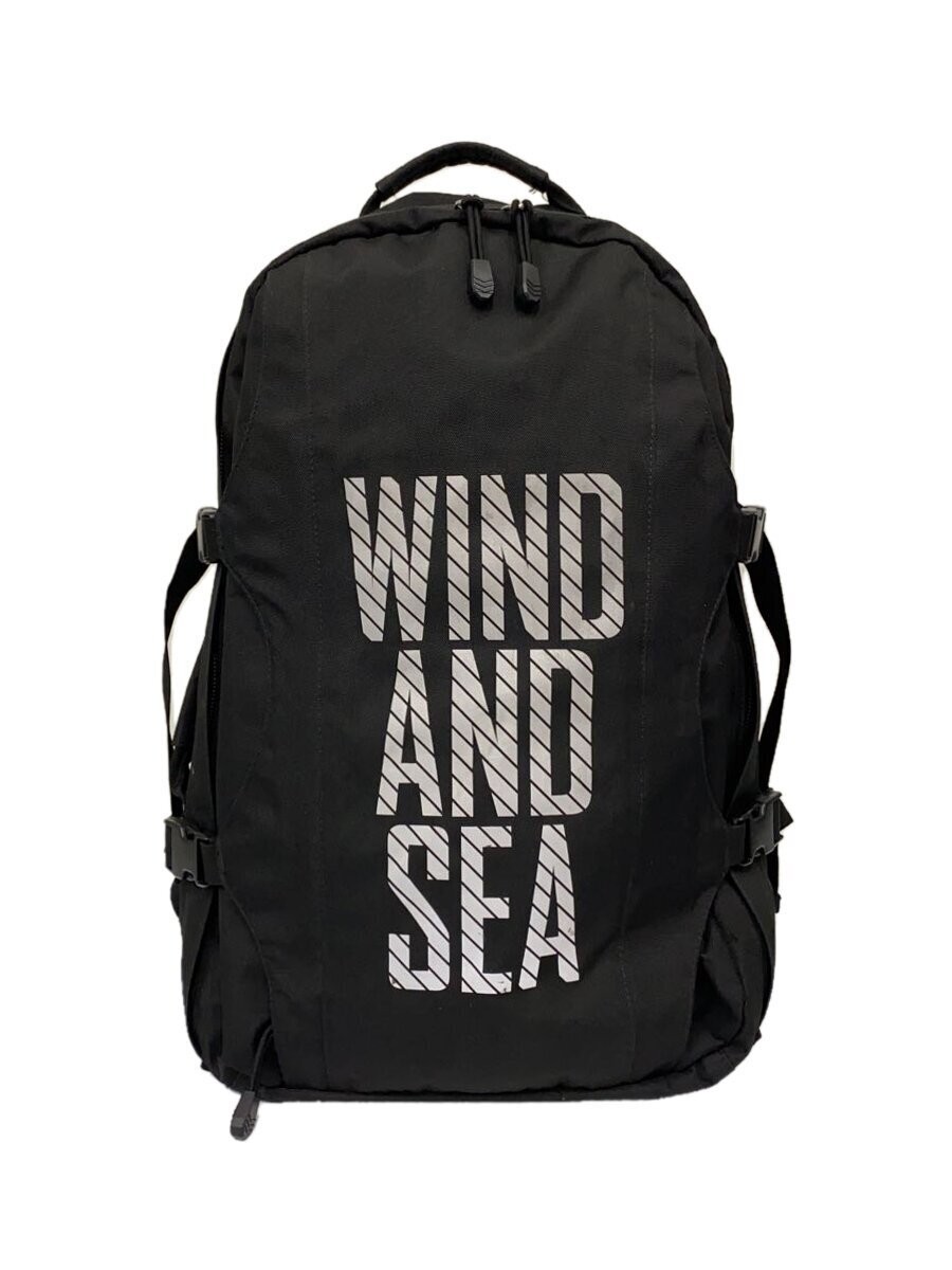 ya09 Wind And Sea Backpack/Nylon/Blk/Plain/9576-28-226-8665 ya09 Wind And Sea Backpack/Nylon/Blk/Plain/9576-28-226-8665